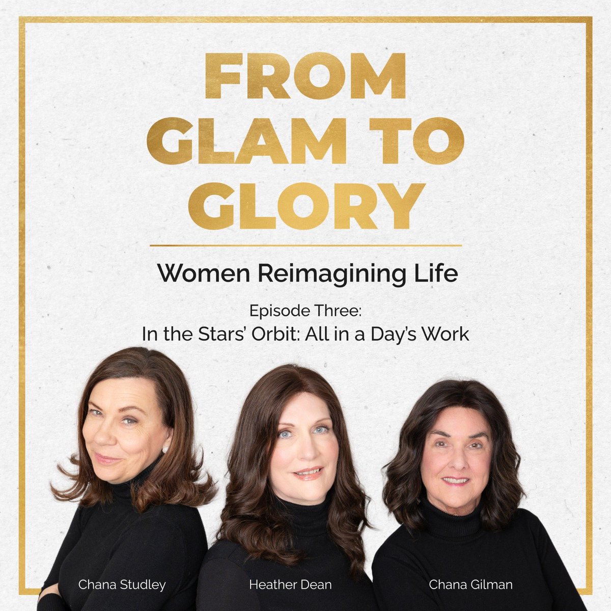 iamheatherdean's tweet photo. On this episode of our podcast “From Glam to Glory," we dish about those “pinch-me moments” when we worked alongside celebrities in our glamorous careers. And, at what point did we move past being start-struck... because there was work to do.

https://t.co/a0FzBOjTFr https://t.co/Ggi1zdtZZp