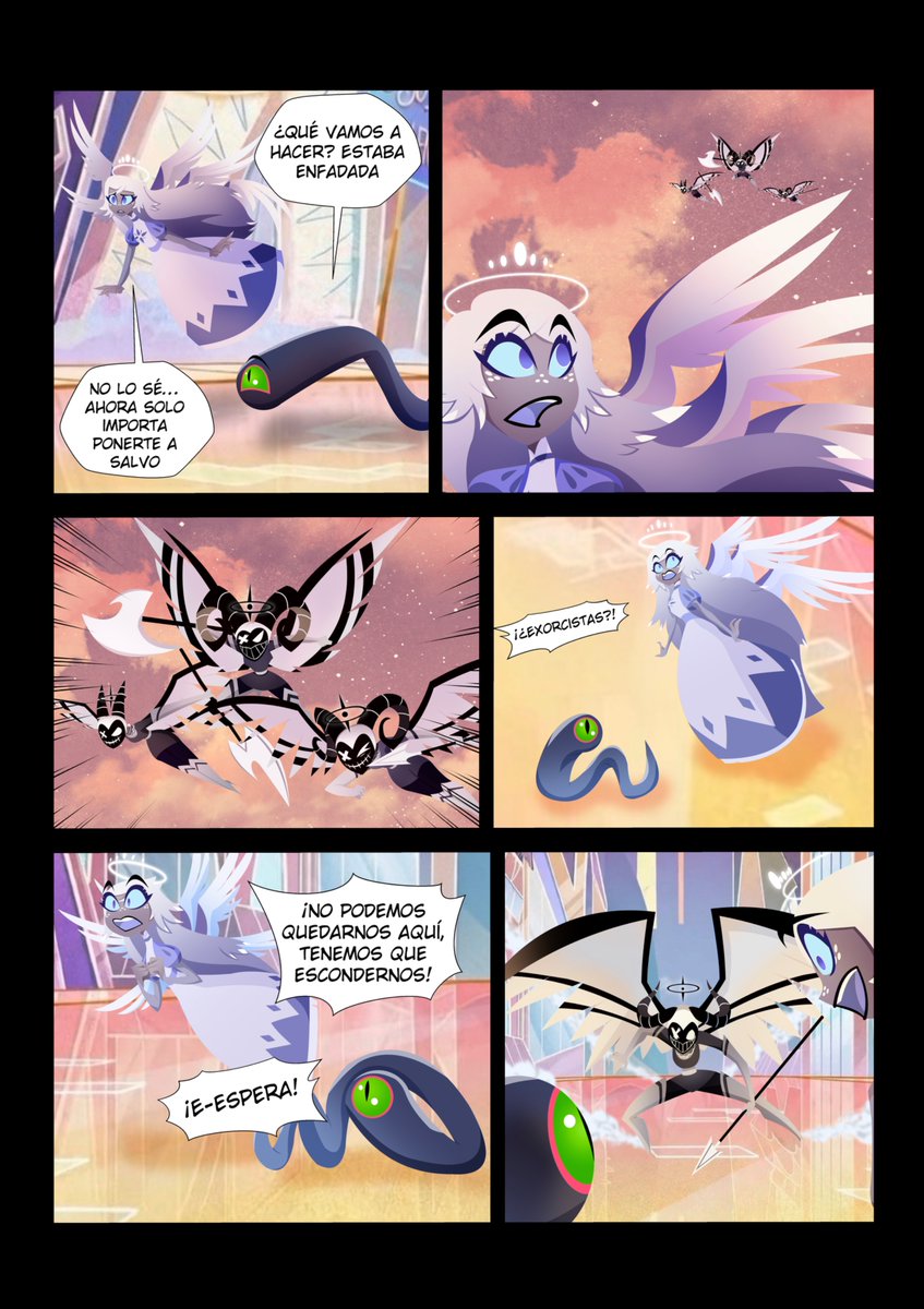 EdoVanitas's tweet photo. PROYECTO NEPHILIM Pags. 173-175      

#HazbinHotel #fancomic #comic #ProjectNephilim #Nephos #OriginalCharacter #Emily #Lute     

Por favor, comenta y comparte. https://t.co/aoTxwtbtbQ