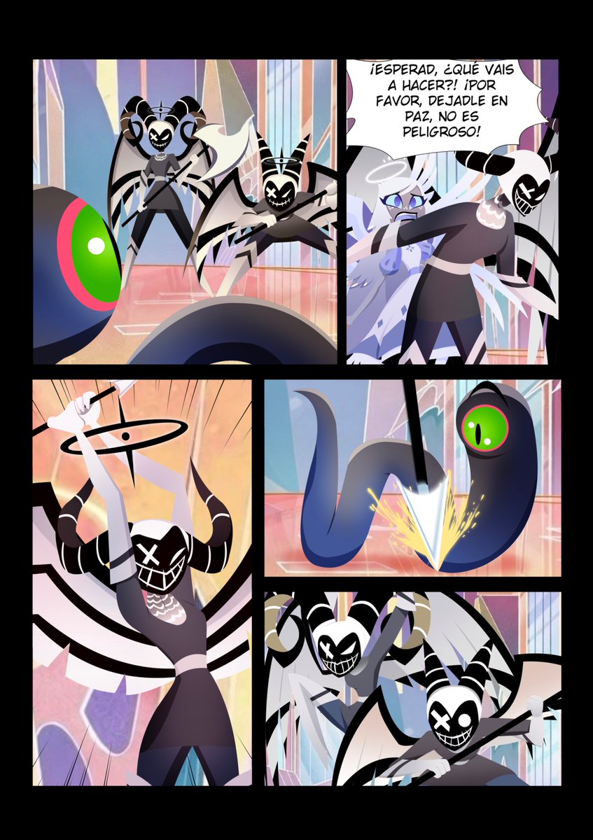 EdoVanitas's tweet photo. PROYECTO NEPHILIM Pags. 173-175      

#HazbinHotel #fancomic #comic #ProjectNephilim #Nephos #OriginalCharacter #Emily #Lute     

Por favor, comenta y comparte. https://t.co/aoTxwtbtbQ