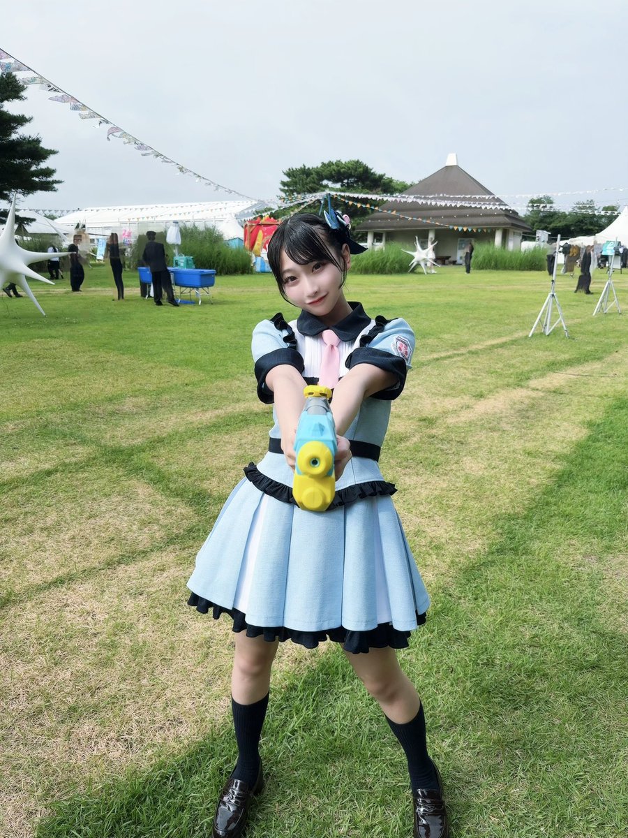 nao_kizuki's tweet photo. #LuckyFes '26 ありがとうございました😊

ニックネームは「せんしゅ」または「なおちゃん」です！💛
好きなほうでたくさん呼んでくださいな☺️🫶

ちなみに前髪については、
「崩れない」よりも「崩れてもなおしやすい」を心がけてます🤣✌🏻

暑い中、楽しい時間をありがとっ🎵
今日も全力出し切った！！
#たかねこ　#高嶺のなでしこ　#気づいて城月