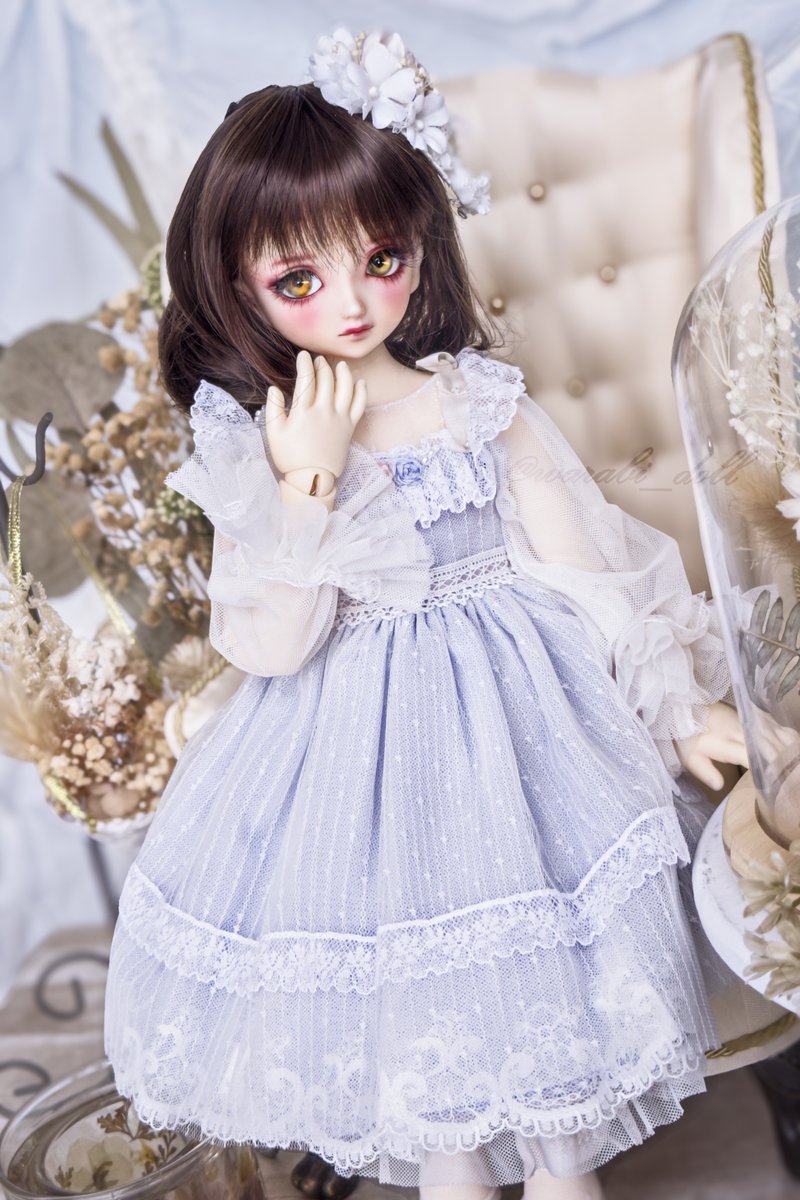 warabi_doll's tweet photo. 淡青のまどろみ🫧
#fulltammake　
#ティアリーチェ
#dropparts https://t.co/MnlLYMEvnX