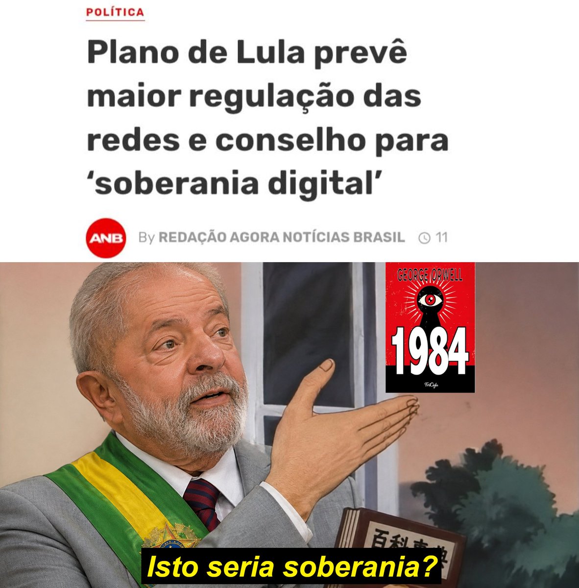 brainletbr's tweet photo. Soberania pro painho nada mais é do que um tirano ter poder de esmagar seu próprio povo.
Por isso que ele adora essa palavra. https://t.co/yOSKNhGJGo