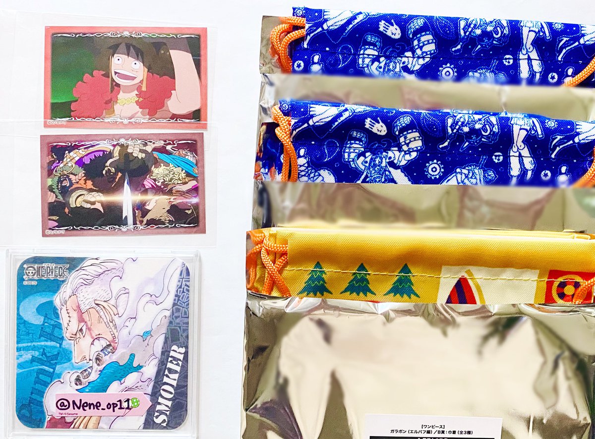 Nene_op11's tweet photo. 【交換】ONE PIECE ワンピース ガラポン エルバフ エッグヘッド

譲▶︎①B賞 黄色,青、C賞ルフィ,新巨兵海賊団、②③
求▶︎④紫≫青≫緑

🌟初回様はプロカ要ご確認
📮郵送(≫≫🤲🏻ご都合が合えば都内手渡し応相談)

お声掛けの際は｜こちら｜まで、宜しくお願い致します🎡

↓ https://t.co/WChT9Pp5wY
