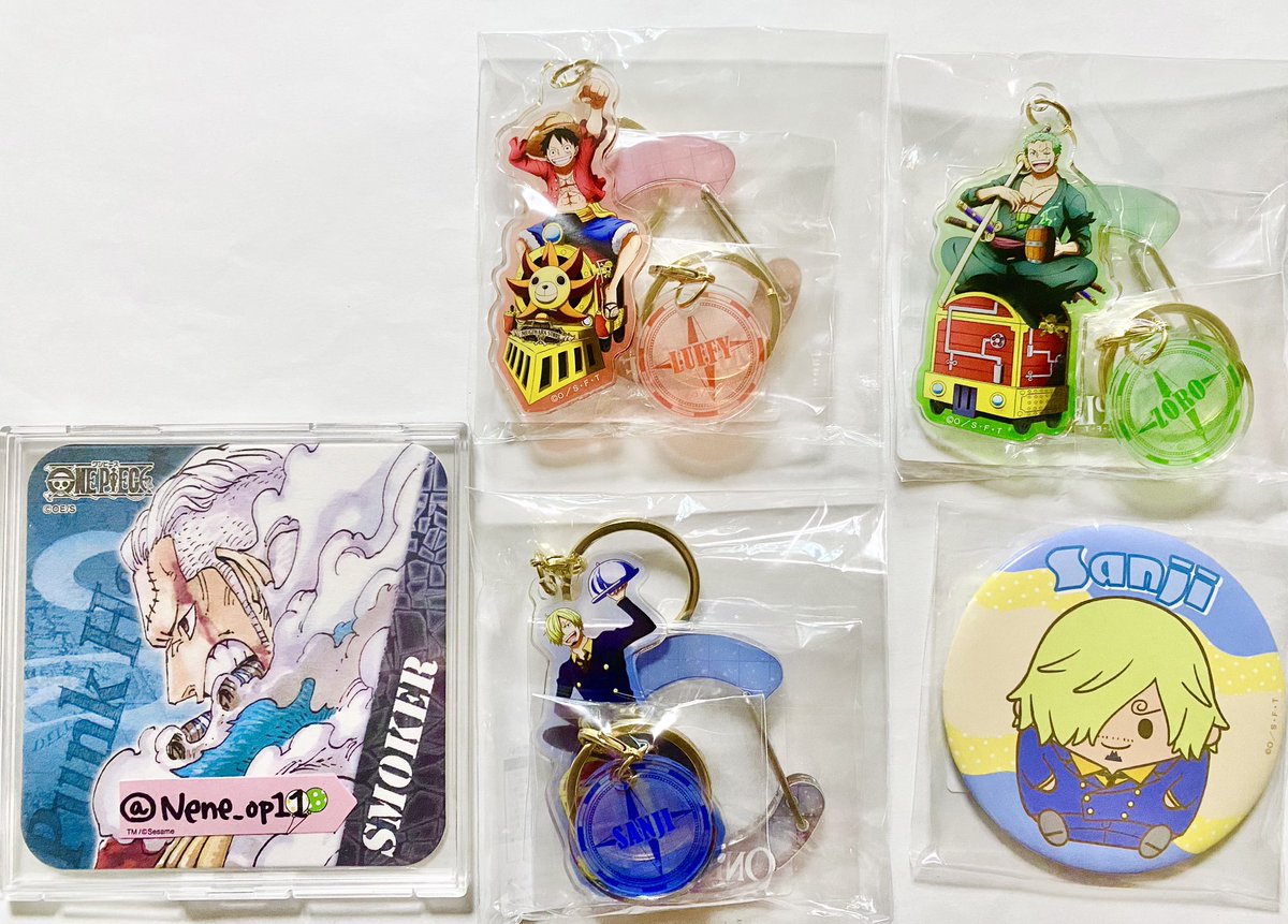 Nene_op11's tweet photo. 【交換】ONE PIECE ワンピース ガラポン エルバフ エッグヘッド

譲▶︎①B賞 黄色,青、C賞ルフィ,新巨兵海賊団、②③
求▶︎④紫≫青≫緑

🌟初回様はプロカ要ご確認
📮郵送(≫≫🤲🏻ご都合が合えば都内手渡し応相談)

お声掛けの際は｜こちら｜まで、宜しくお願い致します🎡

↓ https://t.co/WChT9Pp5wY