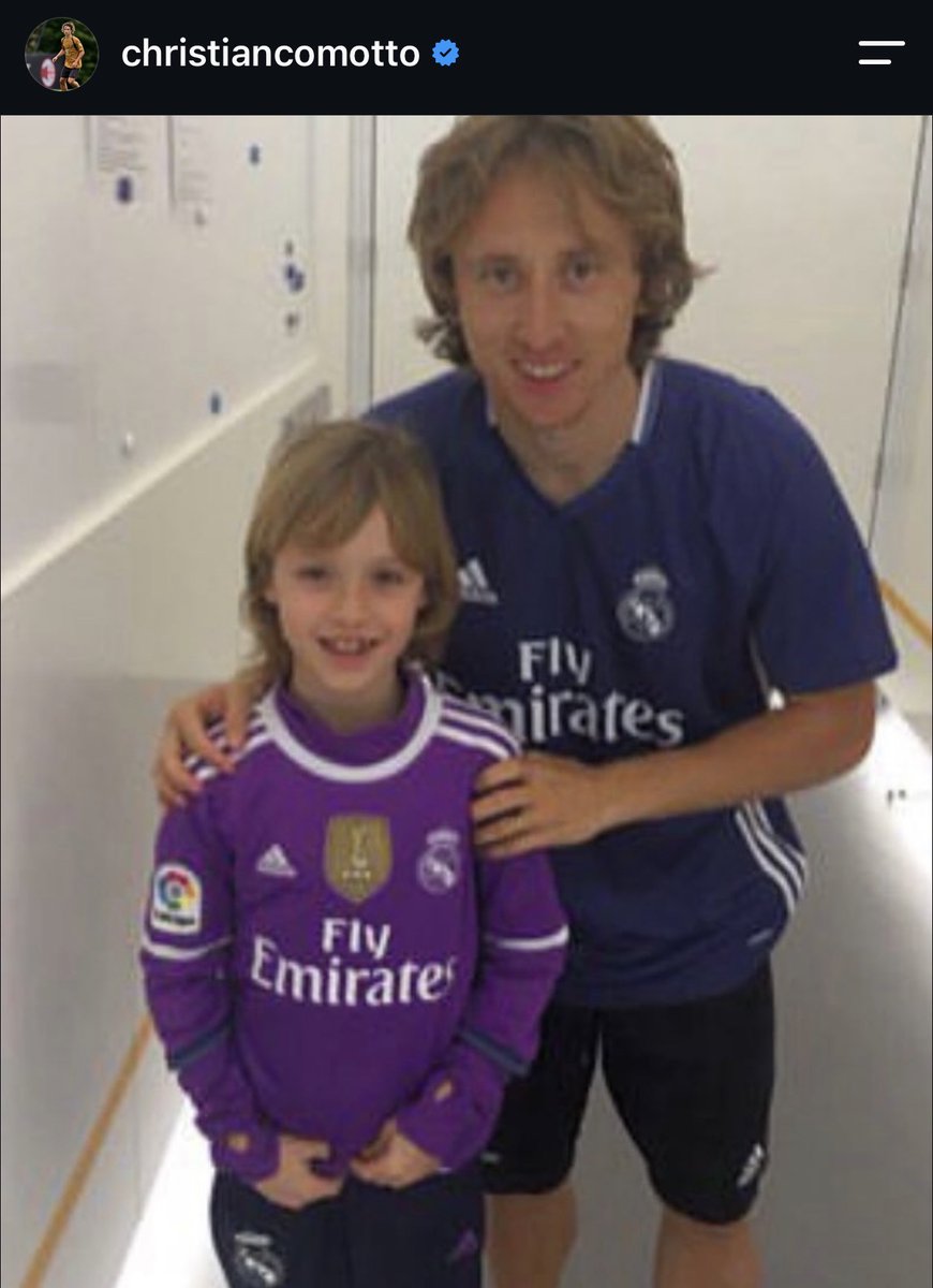 MadridXtra's tweet photo. 📲 Milan player Christian Comotto on IG: “Dreams come true.” 🤍 https://t.co/ZmMfDxPeSz