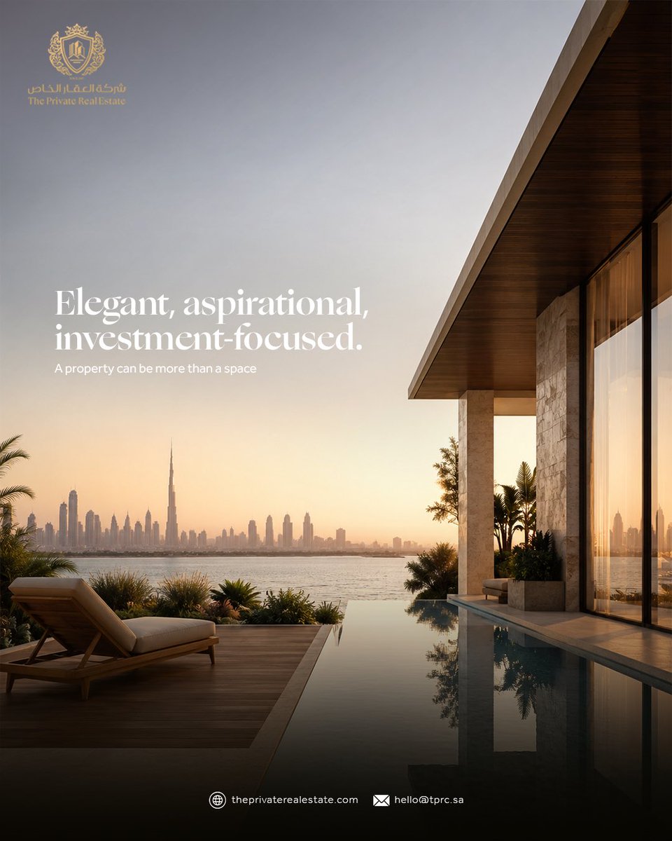 TPRCglobal's tweet photo. A property can be more than a space.
It can be an investment, a lifestyle upgrade, and a step toward long-term value.
TPRC helps you make that move with clarity. https://t.co/Dv9GYpnToV