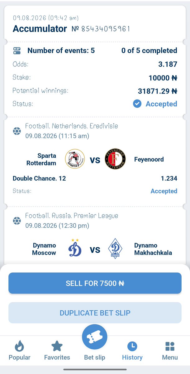 Ja_detips's tweet photo. ▶️1XBET TIPS ◀️
▶️ BOOKING CODE:PAZ9F◀️
▶️3 ODDS◀️

JOIN 1XBET WITH MY LINK TO GET LOTS OF PROMOS, OFFERS AND FREEBIES.
LINK:https://t.co/Mc1xnUv2h8
PROMO CODE:CUR1XB https://t.co/v4E2bNUEtZ
