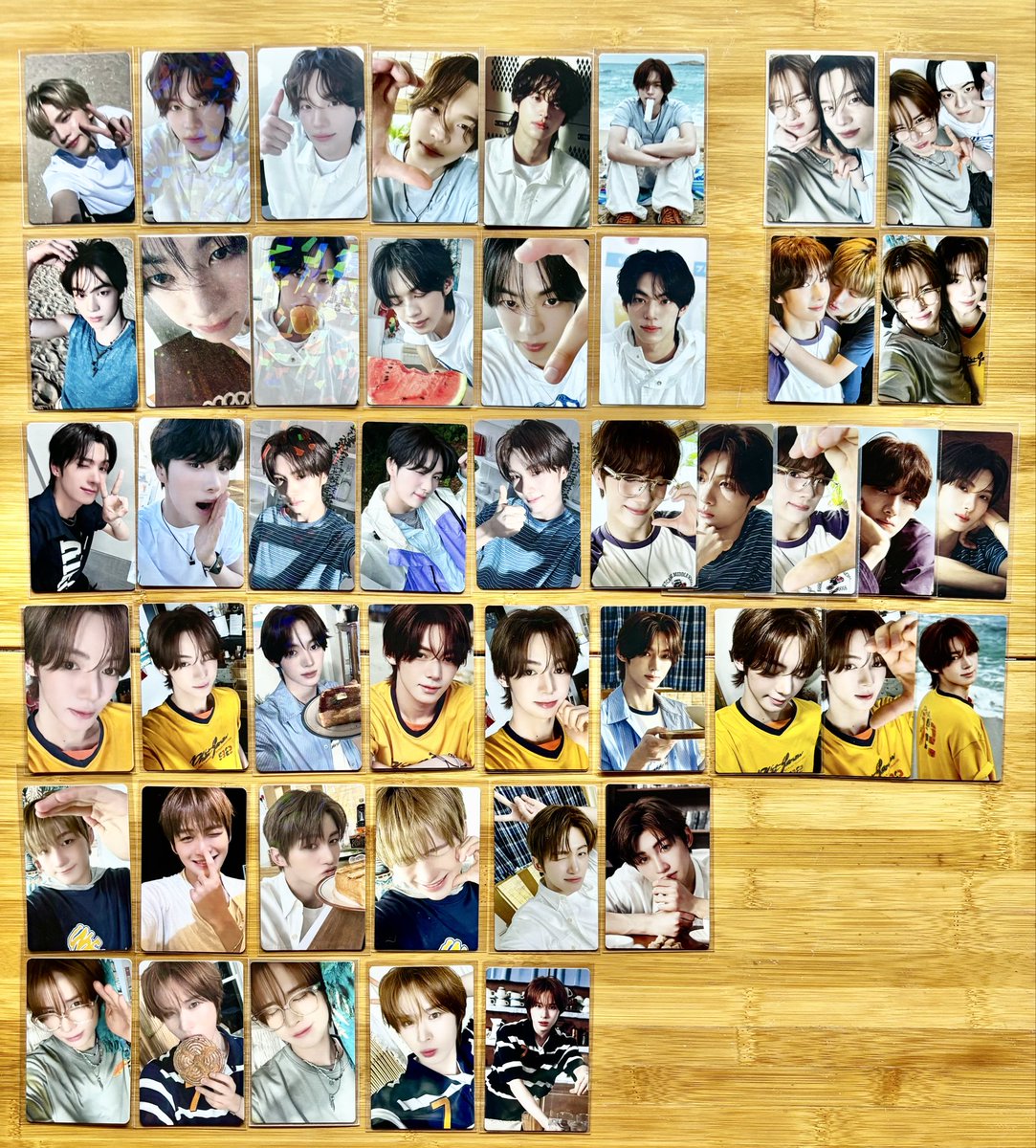 mmm42sss's tweet photo. TWS  SODA SODA トレカ　交換

【譲】写真1枚目
【求】シニュ、ヨンジェ
　　写真2〜4枚目💖のもの

封入⇄封入
店舗別特典他はなるべく同種に近いものを優先させていただきます。

9/9オフイベ、9/12.13Kアリ手渡し可能
郵送も可能です。
お気軽にお声掛けください。 https://t.co/kbOBl3i15m