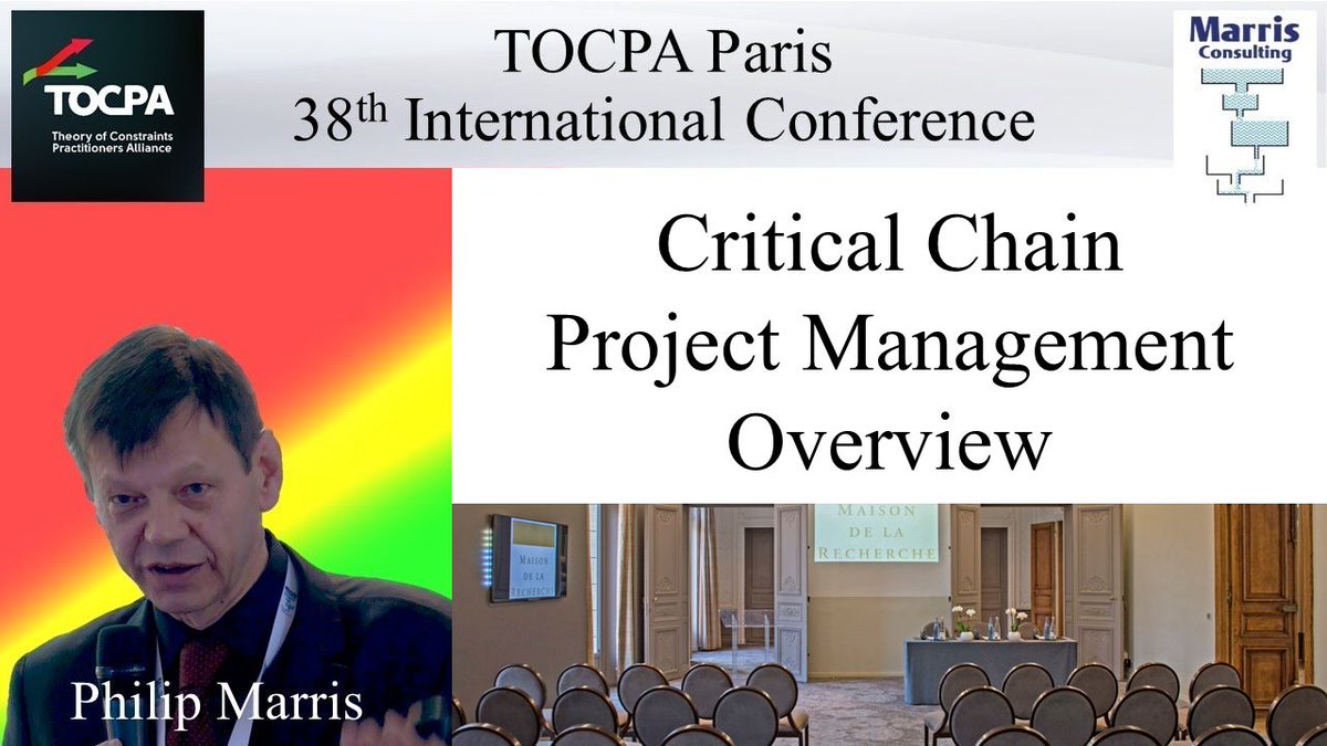 PMarris's tweet photo. Critical Chain Project Management overview. By Philip Marris during the TOCPA International conference.
https://t.co/LRXlFYULWP https://t.co/kusYk5cZde