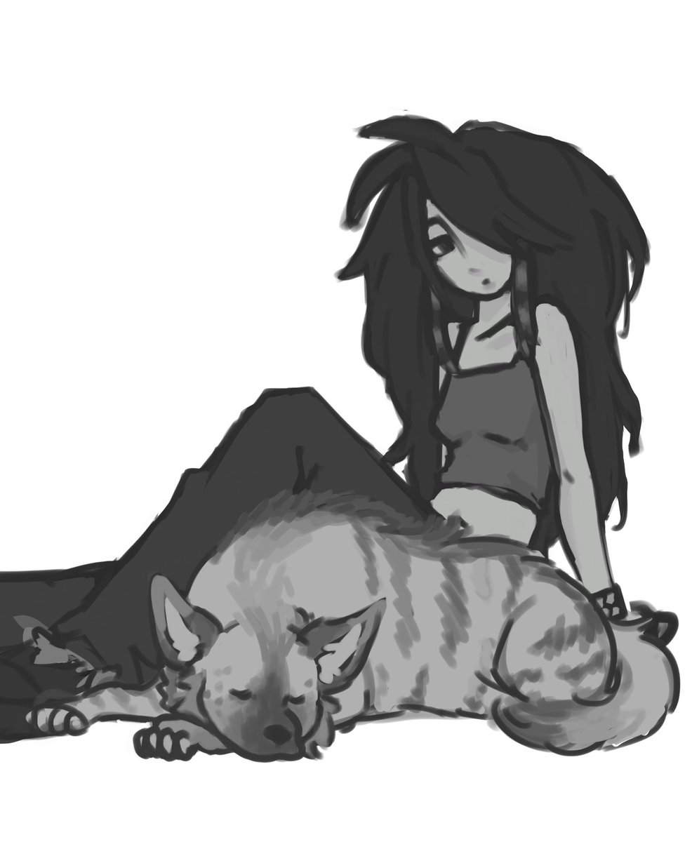 qvntz_'s tweet photo. oc w/ fave animal - striped hyena :p
#artmootsㅤ https://t.co/BKfgRWHW2h