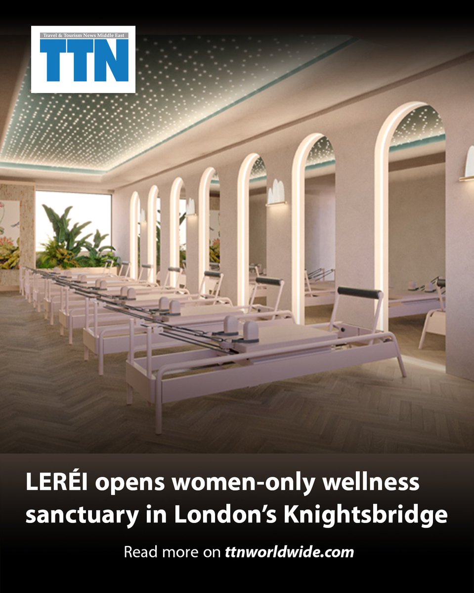 ttnworldwide's tweet photo. LERÉI, a new private wellness residence exclusively for women, has opened in London’s Knightsbridge, bringing fitness, recovery, beauty and longevity together in a discreet, design-led setting.

Read more on https://t.co/76NHV1fImM

#wellness #resort #hospitality https://t.co/gEIQw6m1D1
