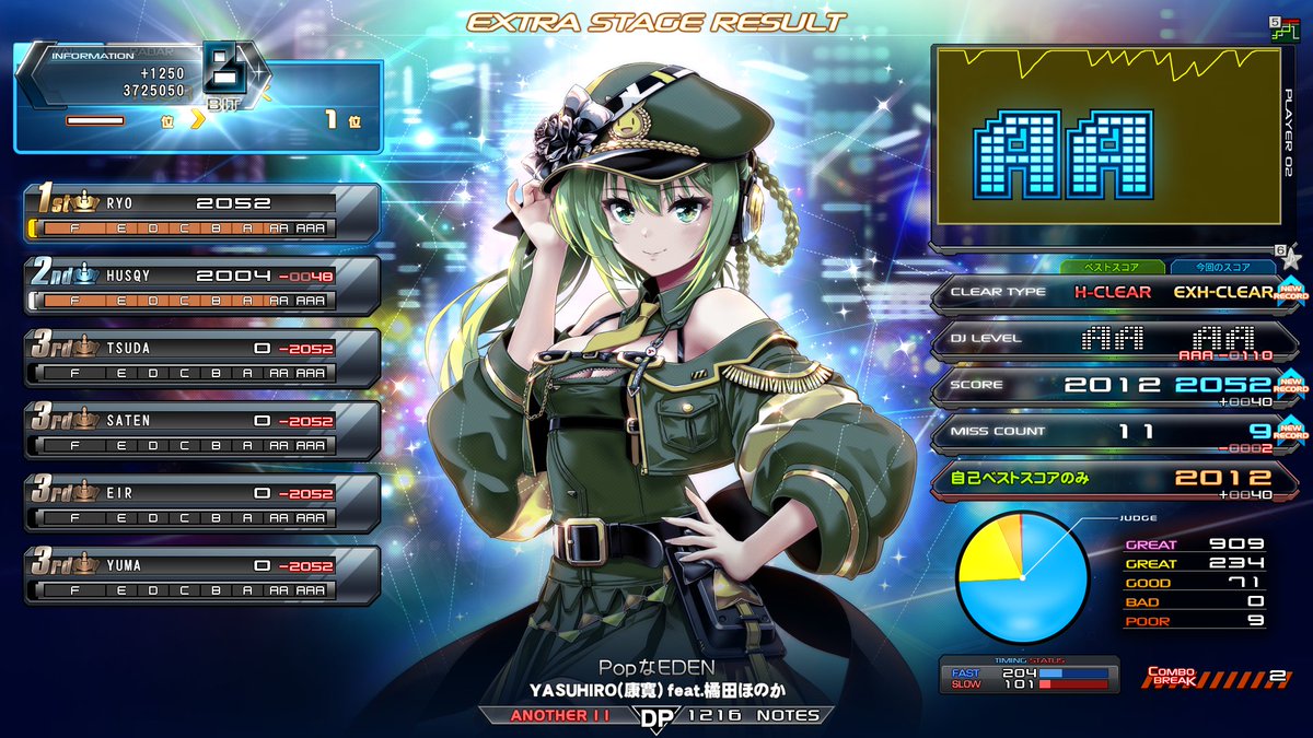 ryo_ddr's tweet photo. 今回の新曲☆11は上から目線だと安定しやすい、変なところの少ない曲が多い印象で、エクハランプ大漁となりました。 https://t.co/lty6hVqvCy