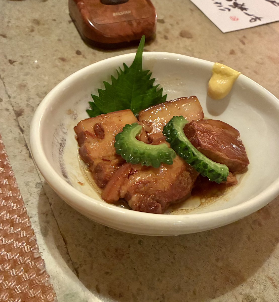 renfort_h's tweet photo. 沖縄料理からのマルチリズ天楽しかった✨
この唐辛子の難易度初めて見たwww https://t.co/Xhp52O1aXu
