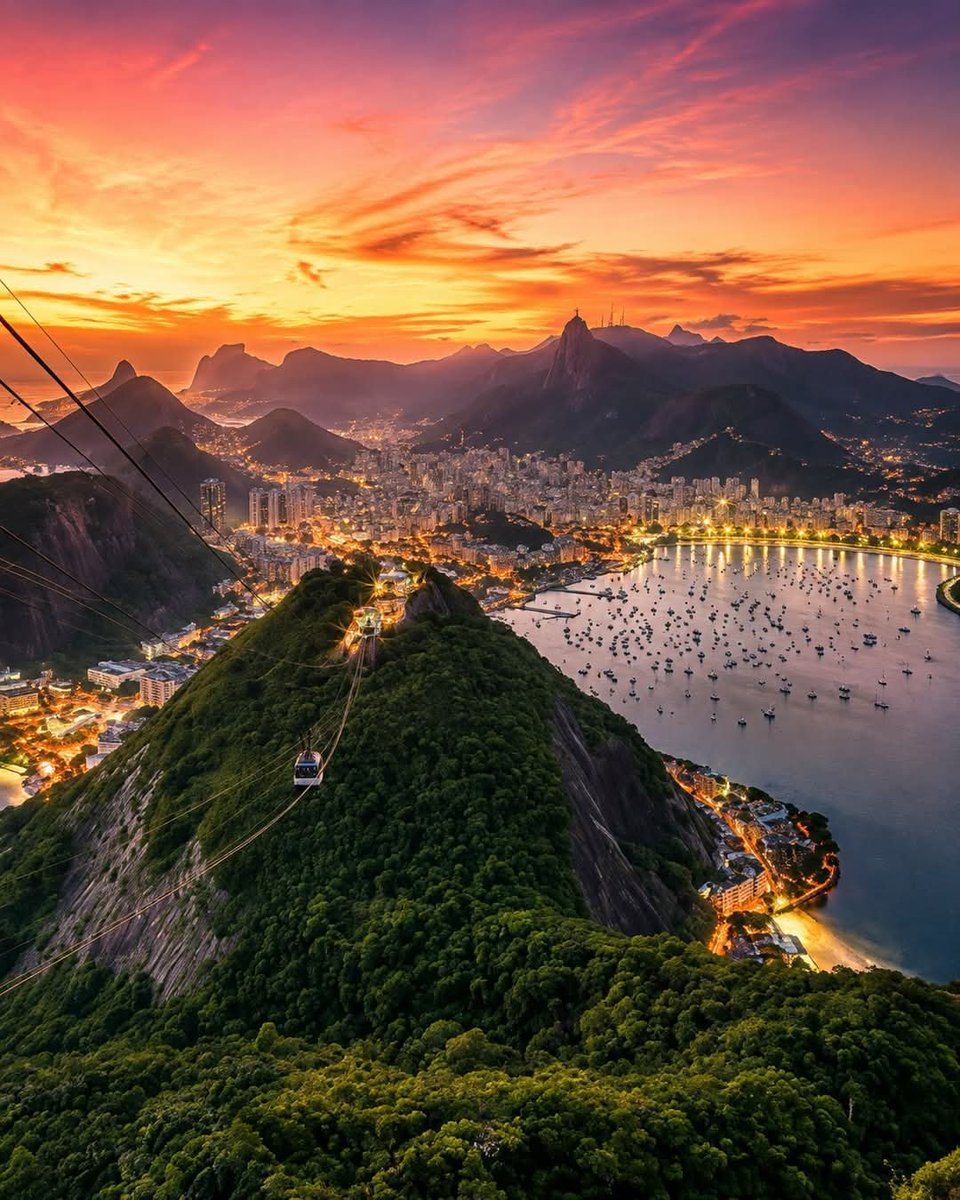 PrettyCitiesX's tweet photo. Rio de Janeiro, Brazil 🇧🇷 https://t.co/mOJiLUTWKC