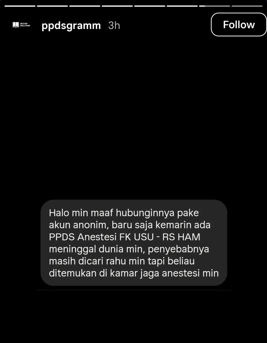 txtdarijasputih's tweet photo. Turut berduka jika cerita ini benar

Korban PPDS terus berjatuhan tanpa ada evaluasi @KemenkesRI

Birokrasi di atas nyawa itu nyata https://t.co/ufTlXyJECv