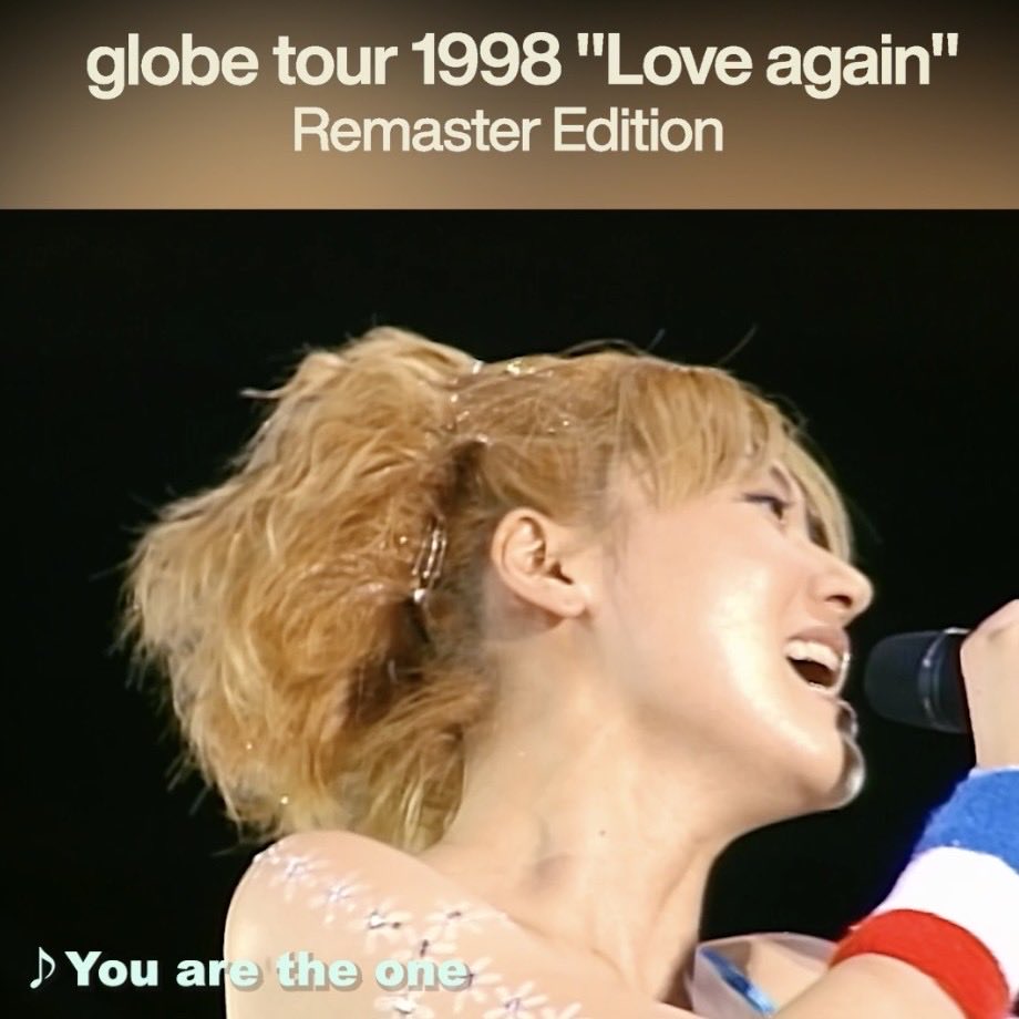 globe10000DAYS's tweet photo. ／
8月5日発売 LIVE Blu-ray
『globe tour 1998 “Love again” Remaster Edition』
選りすぐりの名曲の一部を10日間連続でご紹介🎉
デビュー日の本日、ラストはコチラ✨
＼
➉「You are the one」
https://t.co/79Roae4i9h

#globe #globe30th #Loveagain https://t.co/BXxG4JgOyF