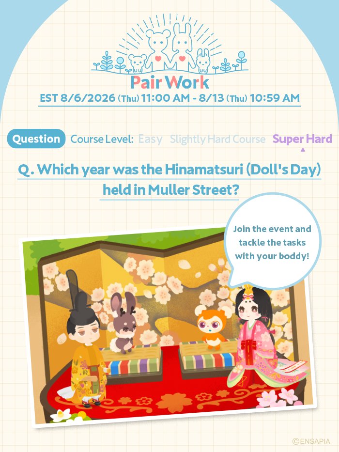 livlyisland_en's tweet photo. ━━━━━━━━━━━
🤝#Pair_Work Under Way🤝
━━━━━━━━━━━
Work with your buddy to complete all sorts of quizzes and missions!🔥
Clear the sessions to get rewarded!🏵️
⏰ Until: EST 8/13 (Thu) 10:59 AM
Check the in-game Help for more info✅
#LivlyIsland
#Livly https://t.co/UlLMJoRrSi