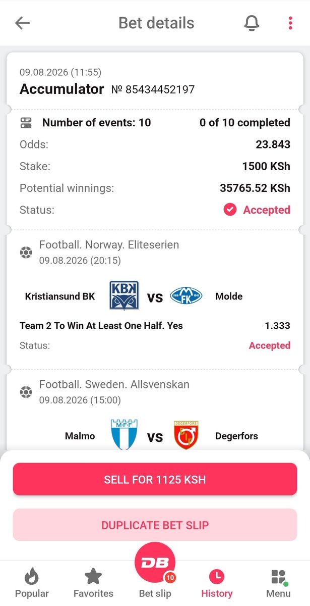 Tipsterwan's tweet photo. ELITE SLIP ✨ 
23 ODDS 
𝐁𝐞𝐭𝐭𝐢𝐧𝐠 𝐬𝐢𝐭𝐞 : 𝐃𝐁𝐁𝐄𝐓

Booking Code:: MCL13

Register here: https://t.co/3i2UHRFFF8

Use Promocode:: 𝐖𝐀𝐍254 https://t.co/FVltDtzHMS