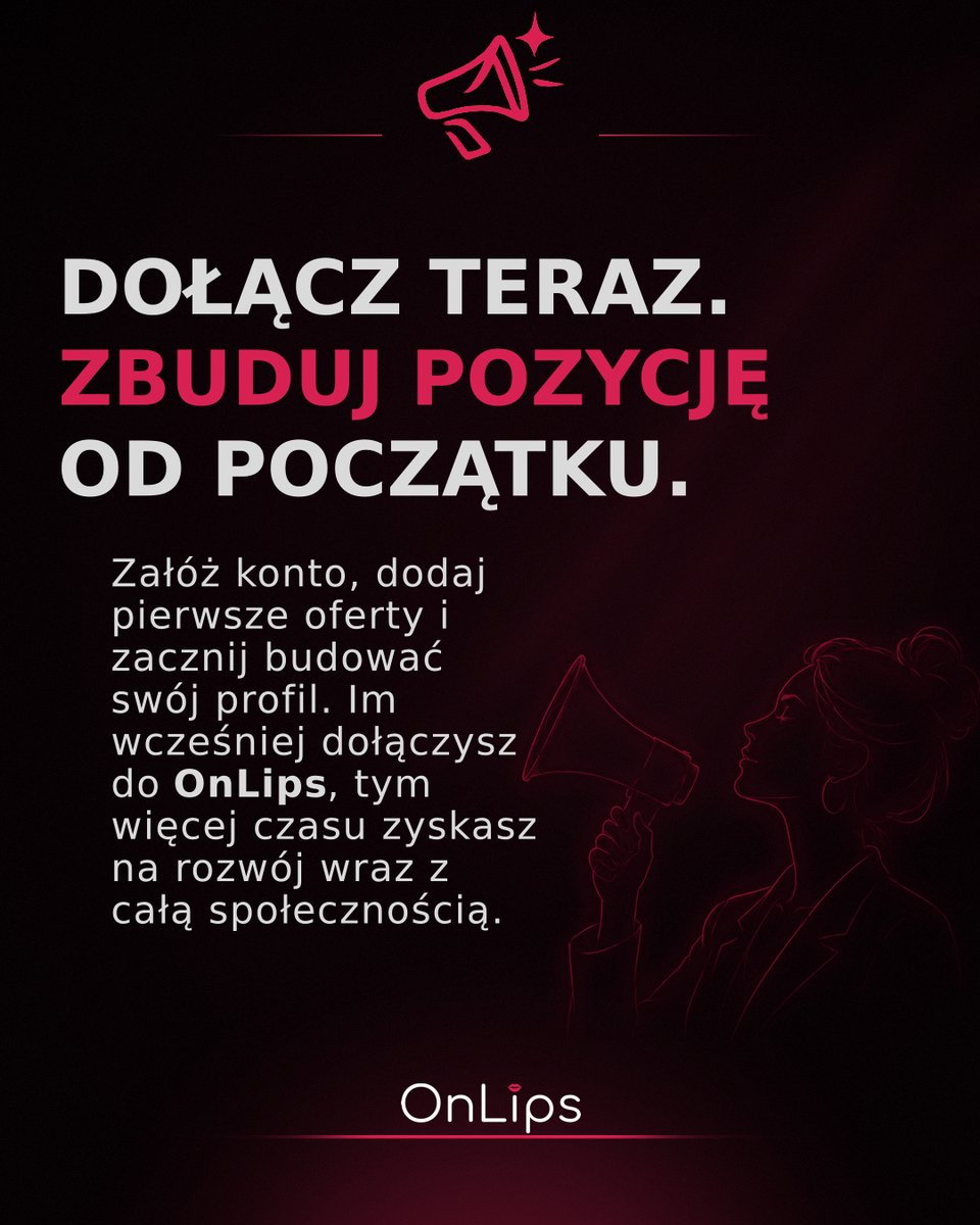 OnLips_'s tweet photo. OnLips to rozwijający się marketplace 18+ dla twórczyń i kupujących.

Załóż konto, dodaj pierwsze oferty i zacznij budować swoją pozycję od początku — zanim społeczność urośnie jeszcze bardziej.

Treści dla dorosłych, produkty fetyszowe, używana bielizna i usługi online.

https://t.co/VqfGKEedH0

#OnLips