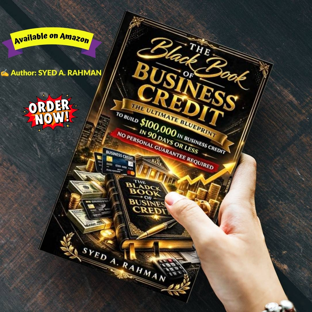 MdAlamina1245's tweet photo. 📘💼 *THE BLACK BOOK OF BUSINESS CREDIT: THE ULTIMATE BLUEPRINT TO BUILD $100,000 IN BUSINESS CREDIT IN 90 DAYS OR LESS USING ONLY YOUR EIN* by **SYED A. RAHMAN**
🔗 Get your copy today: https://t.co/NMXX8C3V9c

#BusinessCredit #Entrepreneurship https://t.co/uZlFBDjhoF