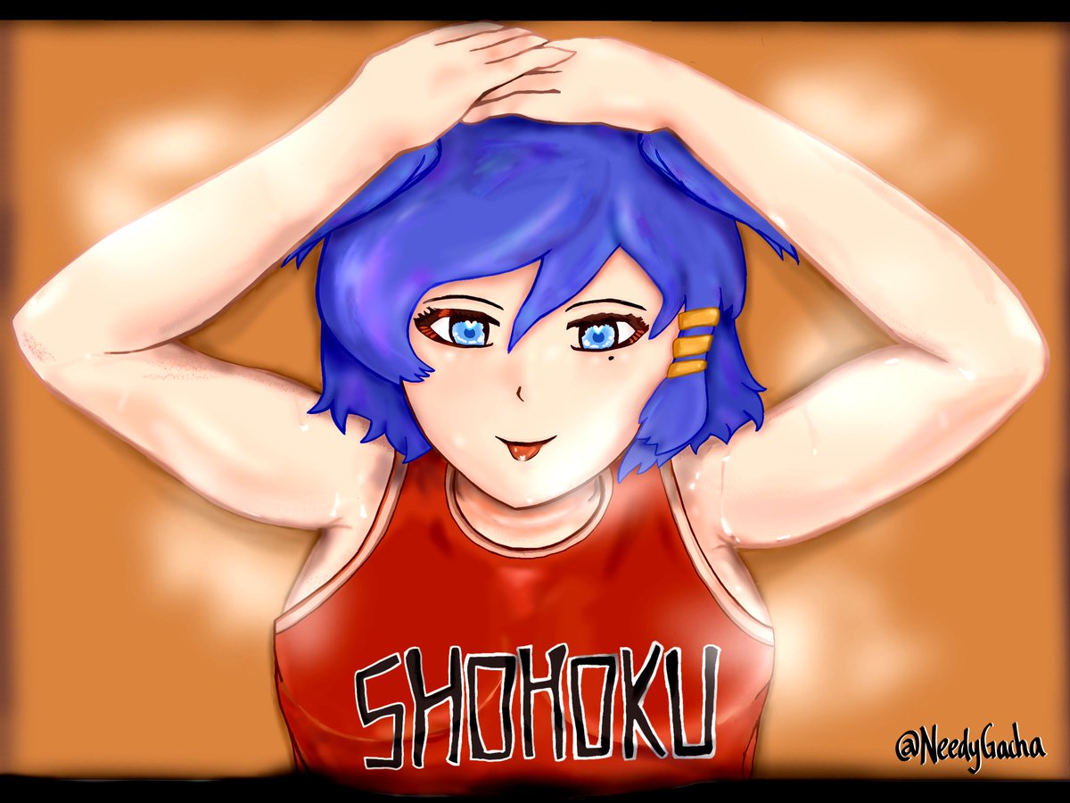 NeedyGacha's tweet photo. Slam Dunk 🏀💦

#ウマ娘️️️️️️️️  #スラムダンク #未実装幻覚U娘 https://t.co/uBZefzig8G
