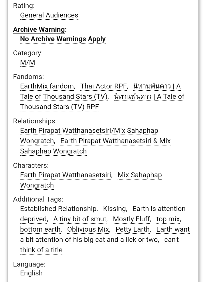 daisyy4u_'s tweet photo. an #EarthMix #เอิร์ทมิกซ์ fic where Earth uses fans to get Mix's attention.
https://t.co/Q7AQuOWDPp https://t.co/sruVYSpD8h