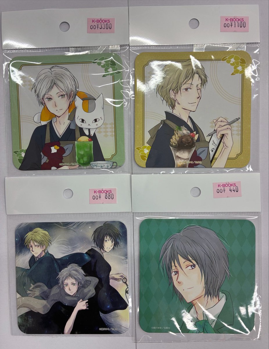 入荷情報】 『夏目友人帳』コースターが入荷です‼️ コラボレーション