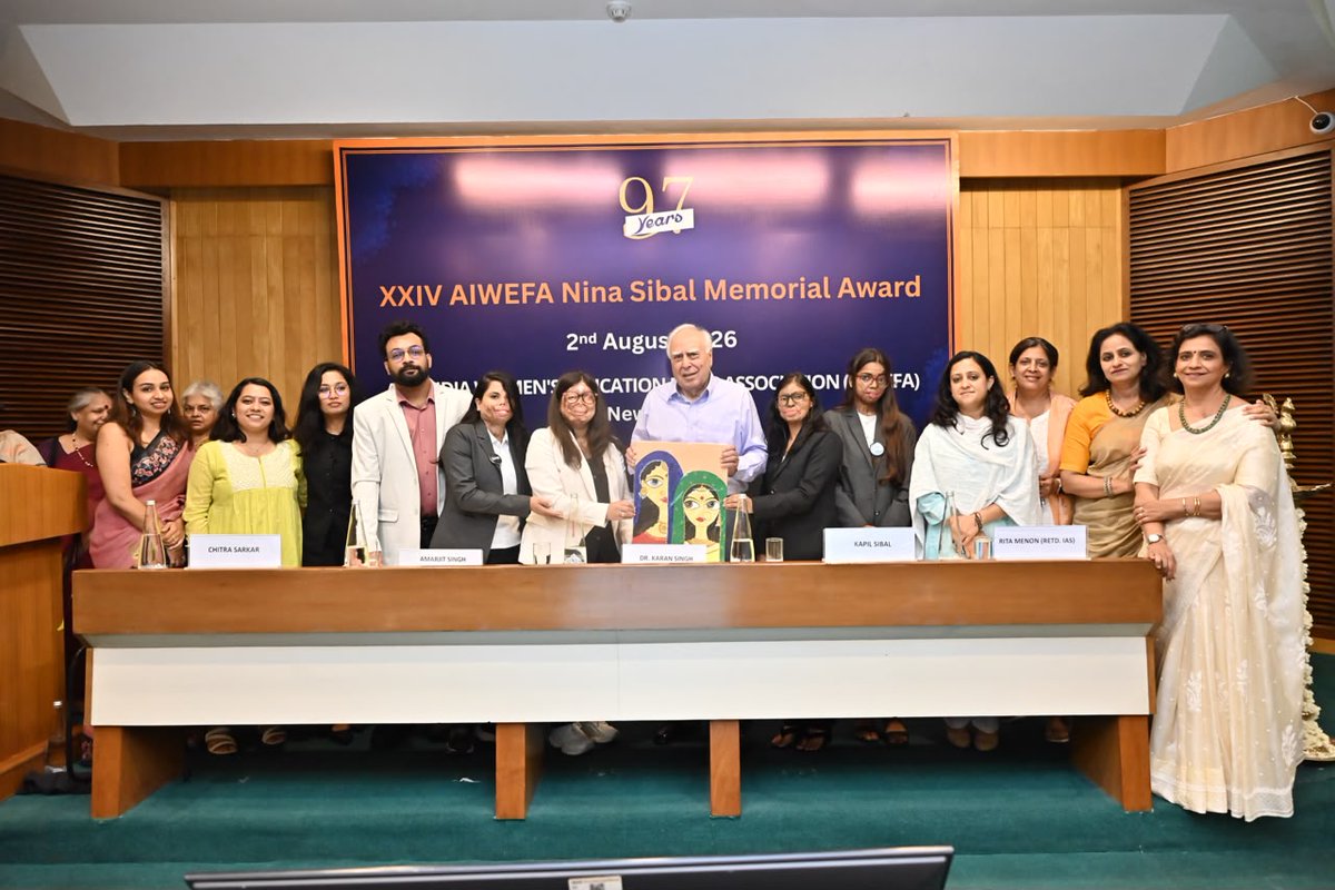 aiwefa's tweet photo. AIWEFA organized XXIV NSA on 2nd Aug.  with the organisations working for‘Women in Distress’. AIWEFA is pleased to confer Commendation and recognize the outstanding work done by SNEHALAYA to rescue women and children trapped in the crippling cycles of poverty and sexual abuse. https://t.co/6Rm2HImkbx