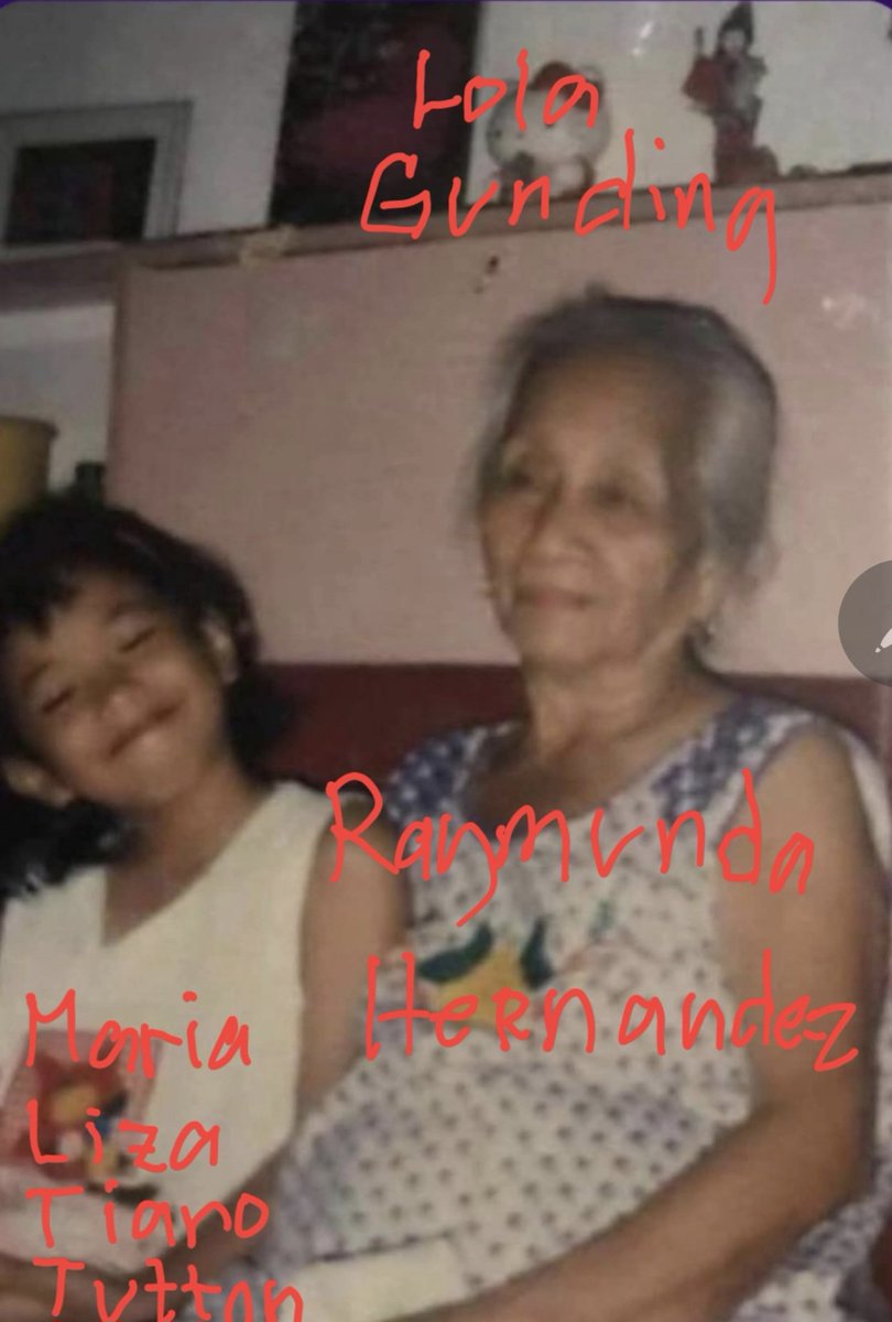 LeilanieSancho's tweet photo. #Philippines #beauty #leilaniehernandezsancho #facebookreelsviral #christian #fashion #peace #new #instagram #hollywood #facebookpost #emotions #dubai #everyone #memes #christianity #twitter #reelsviralシ #europe #me #inspiration #usa #love #asia #hollywood #blessed #song #music #bible #question
To the right is my great grandmother "Lola Gunding" Raymunda Hernandez and her great grandchild Maria Liza Hernande Tiano