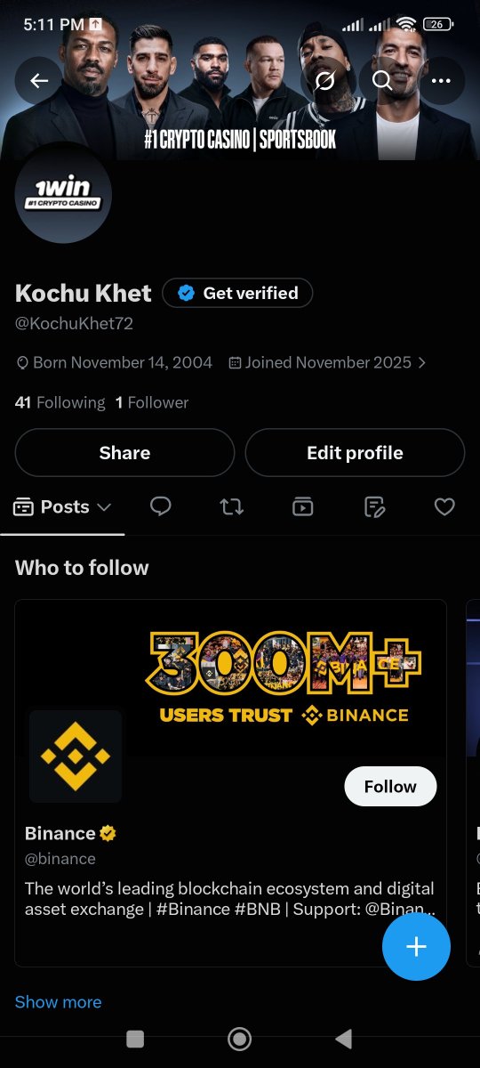KochuKhet72's tweet photo. @1win All Task done✅
@1win 🥰
ID 374993848 https://t.co/OcoKoeqkCt