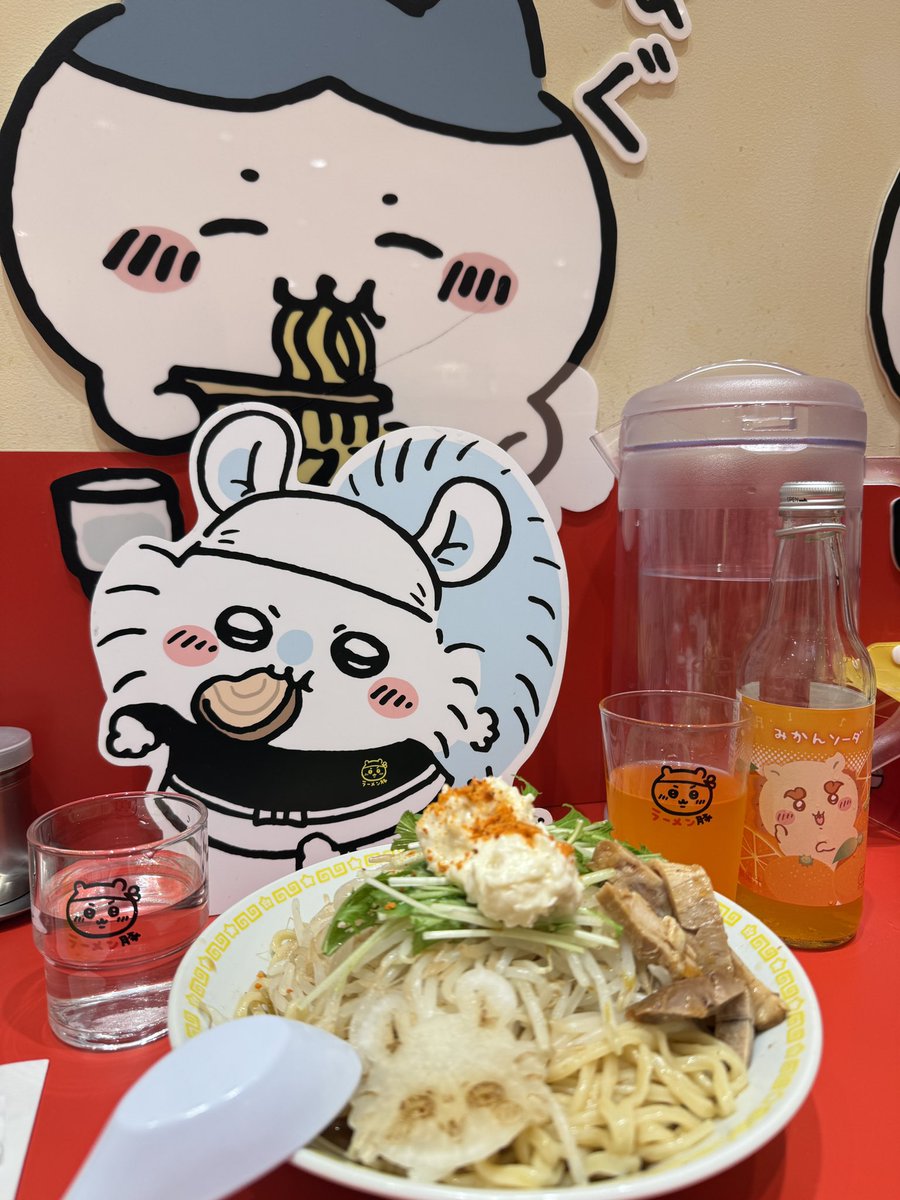 ph_yuina_sub's tweet photo. 今年のちいかわ豚の冷やし中華おいしかった！！！！！ https://t.co/l5NJTG6pNu