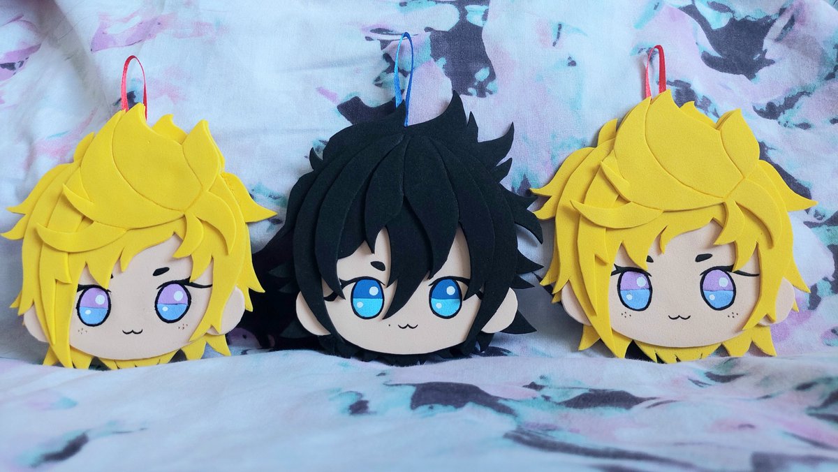 SakuraAO_VT's tweet photo. Making little cuties for friends✨️

#FFXV #FF15 #Prompto #Noctis #Promptis https://t.co/0cKvFA4ZCC