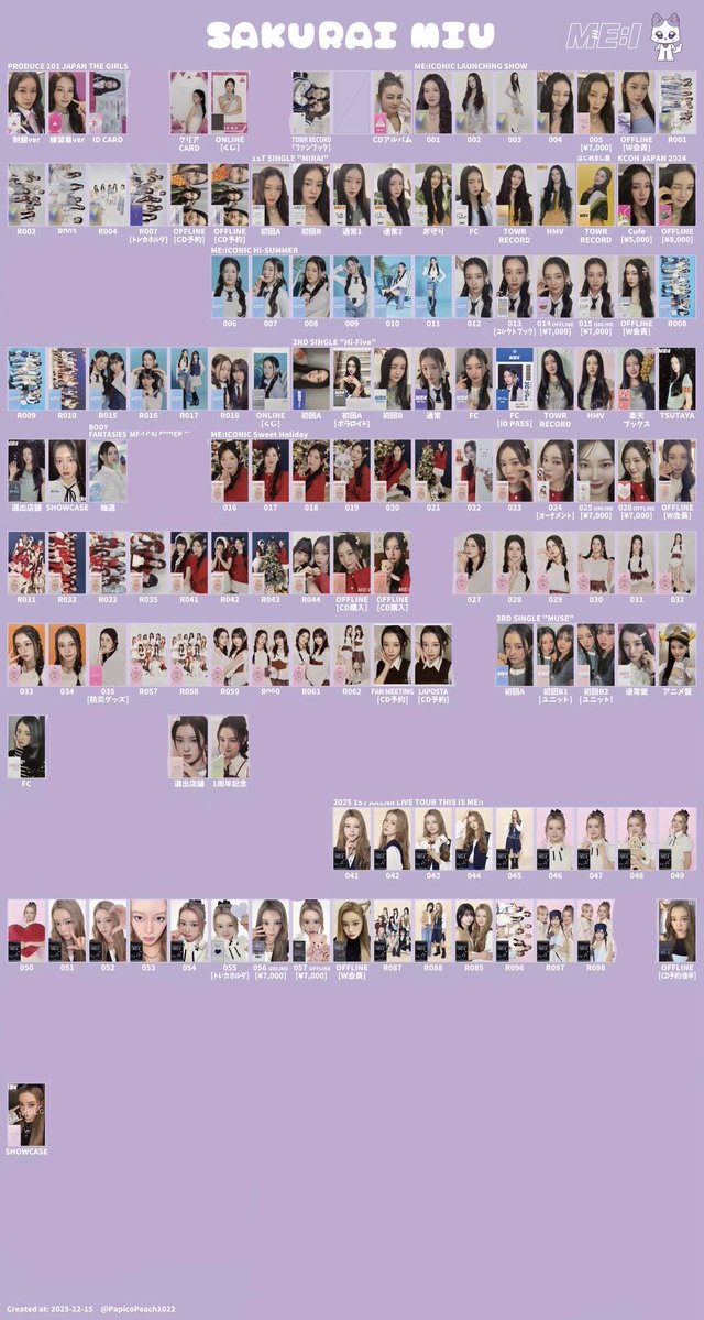 ranran0807ishi's tweet photo. ME:I ミーアイ トレカ グッズ 買取 

【譲】加藤心･櫻井美羽･笠原桃奈・石井蘭･飯田栞月･高見文寧･清水恵子･佐々木心菜・村上璃杏･海老原鼓

【求】 買取

纏めて買い取ってくださる方優先
メルカリ最安値以下
他メンツリー

郵送のみ
お気軽にお声掛け下さい
#ME_I交換  #ME_I買取 #ME_I_買取 https://t.co/hV0aOGToyP