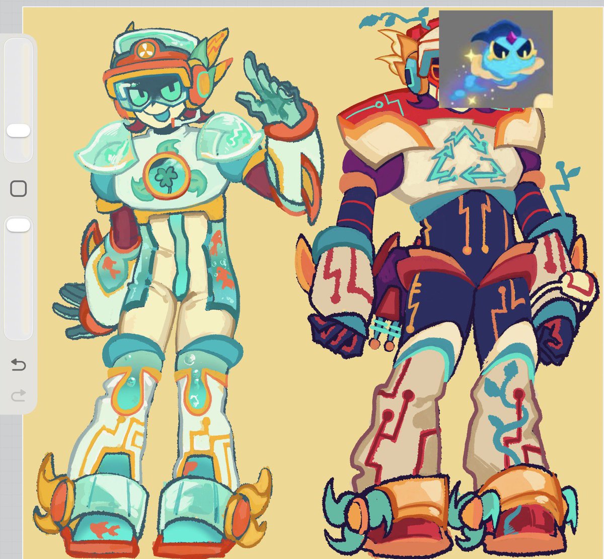 spadezante's tweet photo. pathetic attempt at trying to see how the twins would look like in the Windstock event, except they are still in the process of getting purified by the old nano powers they had https://t.co/ntJvOXzfq0