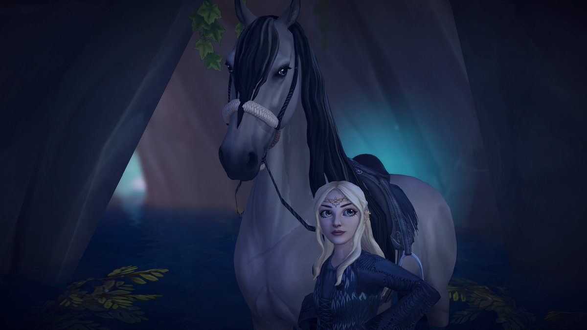 LunaHierae's tweet photo. A bond forged in fire. 🔥🐉🤍
#StarStable https://t.co/ep3vJd1IIO