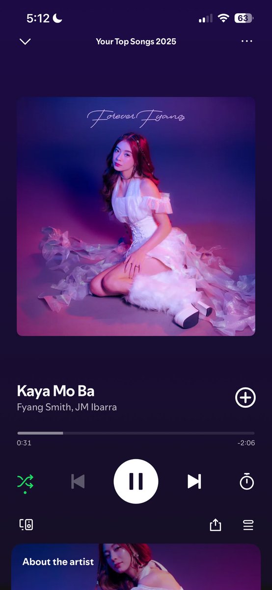 softlydiona's tweet photo. stream #ForeverFyang 💜🤍 https://t.co/Y6cH055tg4