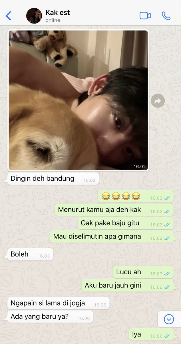 claryvelle's tweet photo. — ya begini lah pasangan dewasa ldr jogja bandung

williamest au sepotong https://t.co/O6v69VqvCa