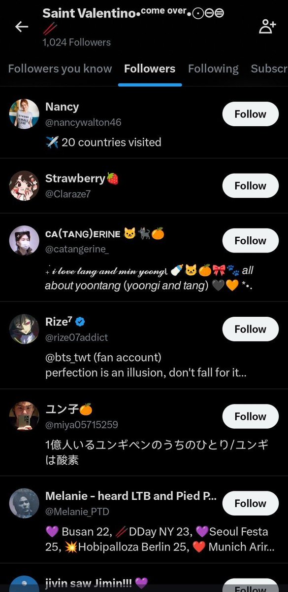 artsykku's tweet photo. One look at StMinValentino's followers and you'll see the majority of them are yoongi biased armys including @rize07addict. I wasn't lying when I said yoongi biased armys are namjoon antis in disguise. They're never beating the allegations https://t.co/pKRndZwe7d