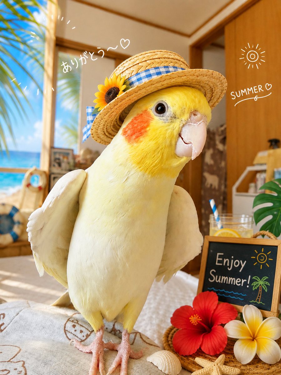 Mamy03009184's tweet photo. 我が家のオカメくん🫶

#2026年夏休み https://t.co/ECfdeQ62kq