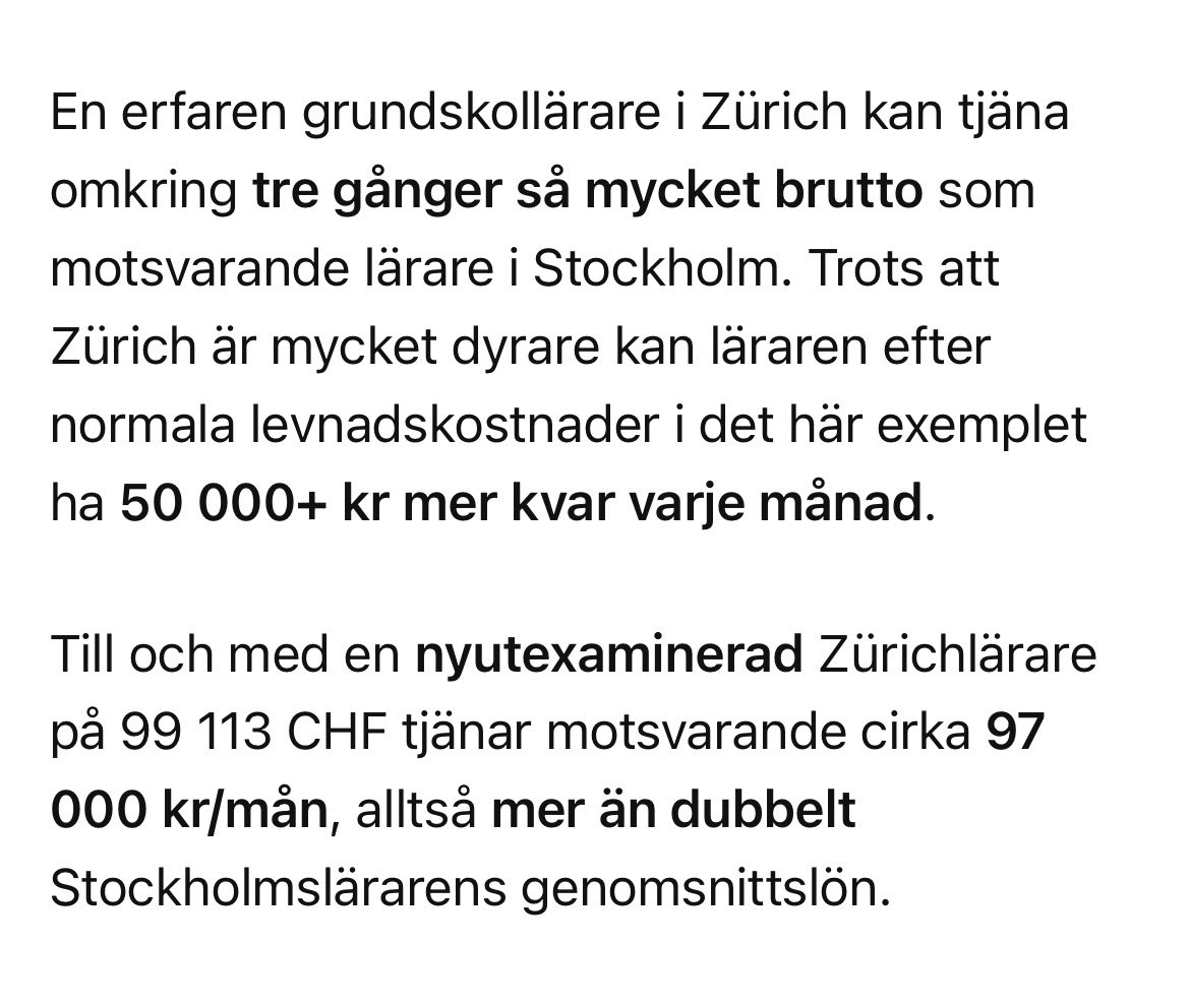 minimeras2's tweet photo. Det gör mig ibland bedrövad att Sverige hade kunnat vara som Schweiz, med våra fantastiska industriföretag, innovationskraften, naturtillgångarna, drivet hos folket, billig energi från vatten och kärnkraft om inte Vänstern valt fel väg sen 70-talet. Alla blir rika i ett rikt land https://t.co/jXYmJ82Q6P