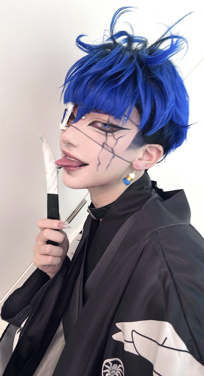 Toutachan's tweet photo. cos / hndr 面影歪👁🫀

髪の毛１本まで、愛しながら殺ってあげるよ♥️ 

#ハンドラコスプレ部 #hndr_cos https://t.co/TC2nSpI2dF