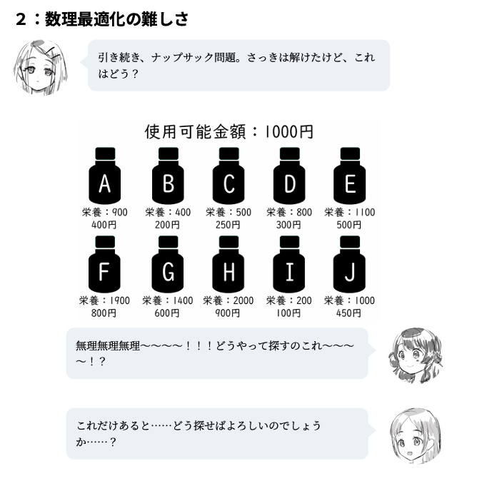 land_chinchilla's tweet photo. 前提知識なしで読める数理最適化の記事を寄稿させて頂きました！機械学習内で使われている数理的技術の雰囲気が分かるように書いたつもりです。よろしくお願いします～ https://t.co/NLEunrA7MY