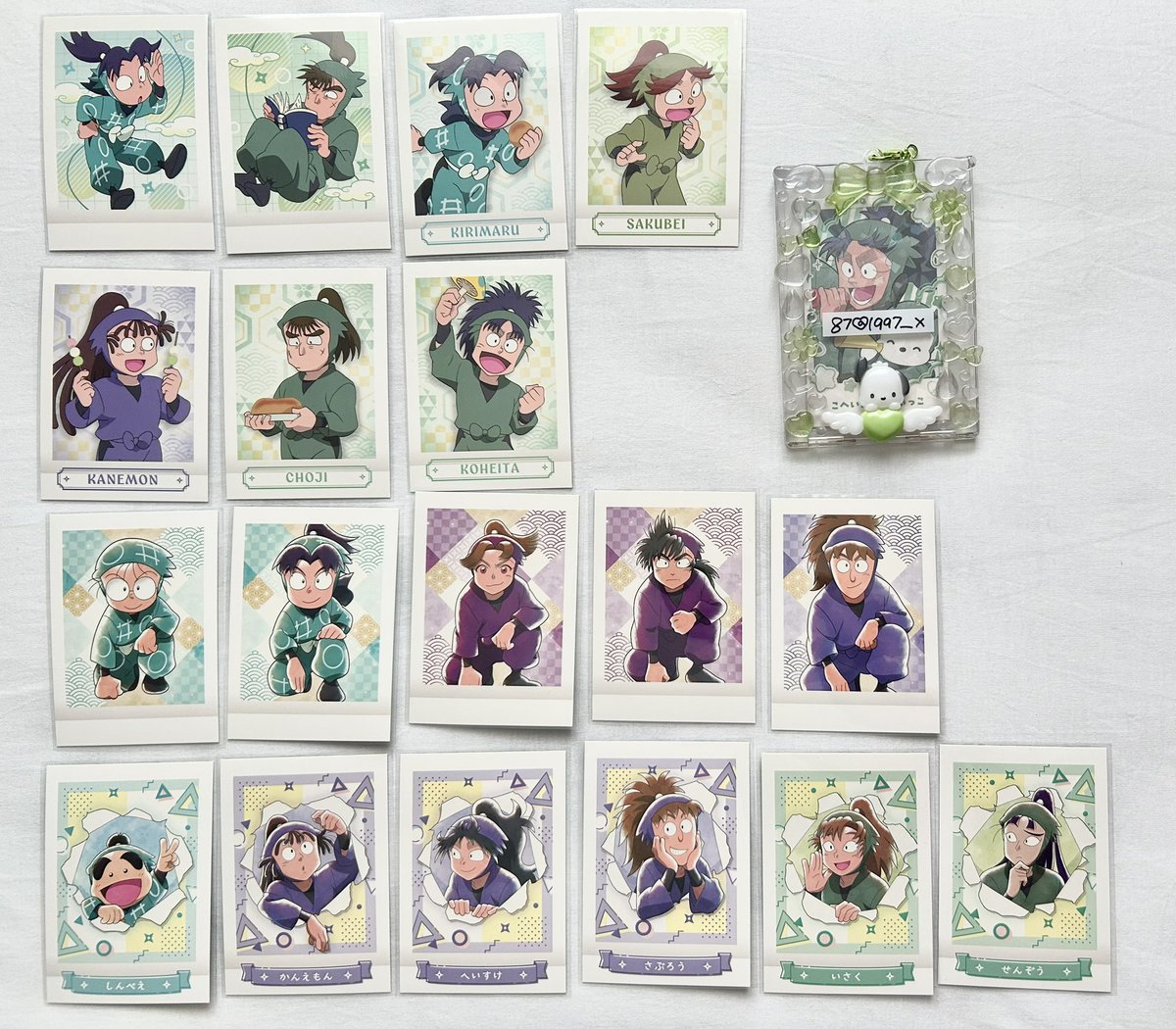 1997_____x's tweet photo. 【交換】忍たま ぱしゃこれ

譲：画像1.2

求：画像3 七松小平太 斉藤タカ丸 各１ずつ

レア比率違い可能、郵送交換希望です。
お気軽にお声掛けください🙇‍♀️ https://t.co/Whlj8KrDZs
