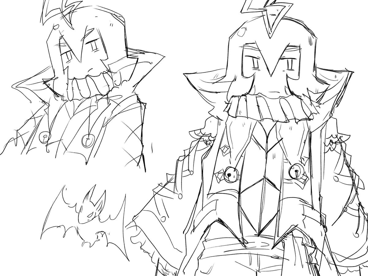 1_Jumpy_'s tweet photo. I haven't draw them for days!!

#Forsaken #ringmaster https://t.co/At88xB0jAj
