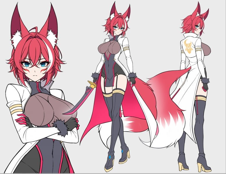 RayFox200's tweet photo. 很少畫璃奈的姐姐 所以乘機稍微介紹一下w 

比璃奈大4-5歲的姐姐狐火綾音  天生感情薄弱無表情 喜歡毛茸茸的小動物但是天生容易被小孩子小動物害怕的體質ww  平時工作是潛入跟暗中"解決"任何潛在威脅🦊💀 https://t.co/pZTimi07Vv