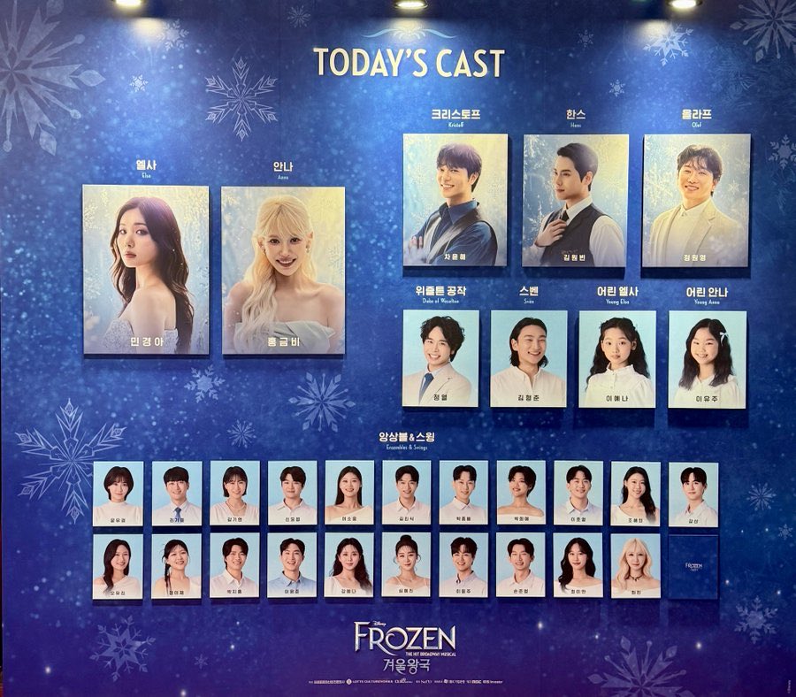 Gabrielle_MJP's tweet photo. 2026.08.09🌜
겨울왕국 자첫
민경아 홍금비 차윤해 김원빈 정원영 정열 김형준 외

Let it go❄️ https://t.co/FBHmTCSR5F