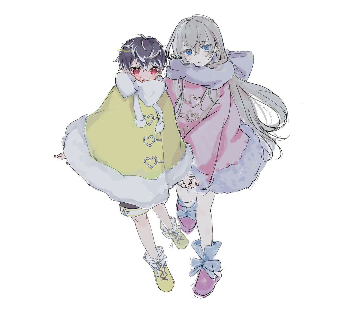 nekotya_m's tweet photo. ※年齢操作
ひきわりさんと絵チャしたよ❣️(ユキモモ) https://t.co/EZnS1Qq0m5