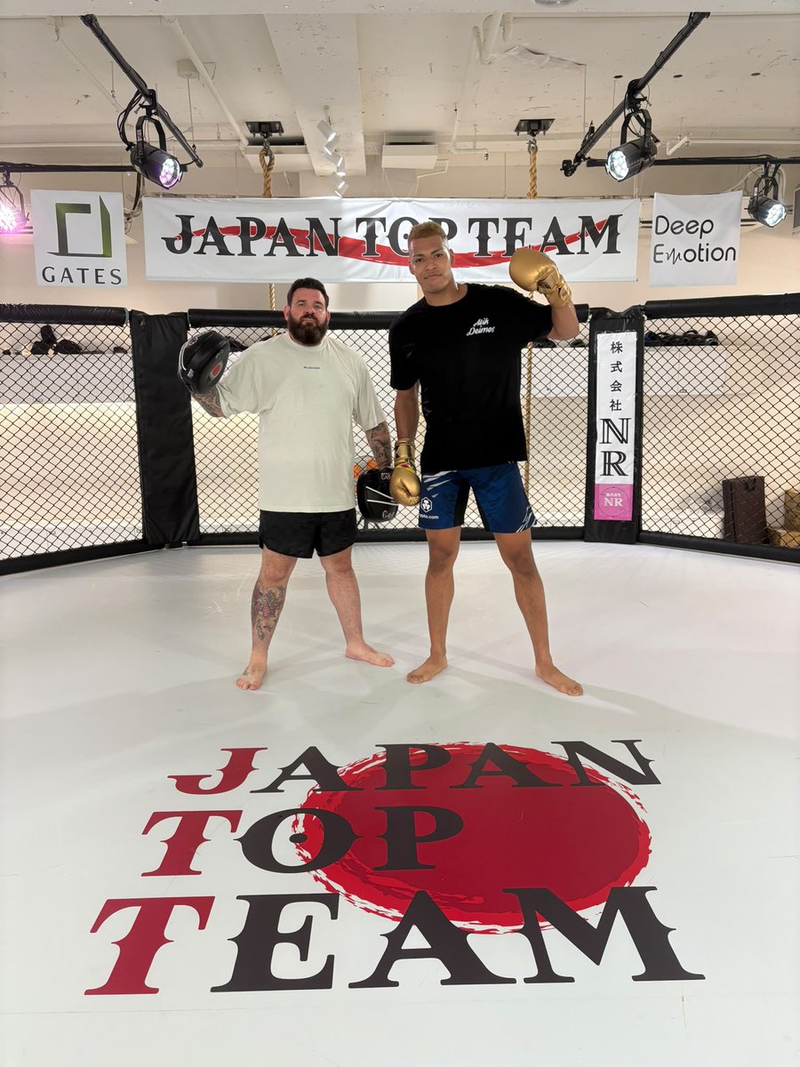 pliniocruzmma's tweet photo. Last training before @kingedokpolo fight at @rizin_PR on August 11th , He is Ready!
#kingedokpolo #pliniocruz #coachcruz #rizin #rizinff #tokyo #japan #mma https://t.co/wkiwFnPgeF