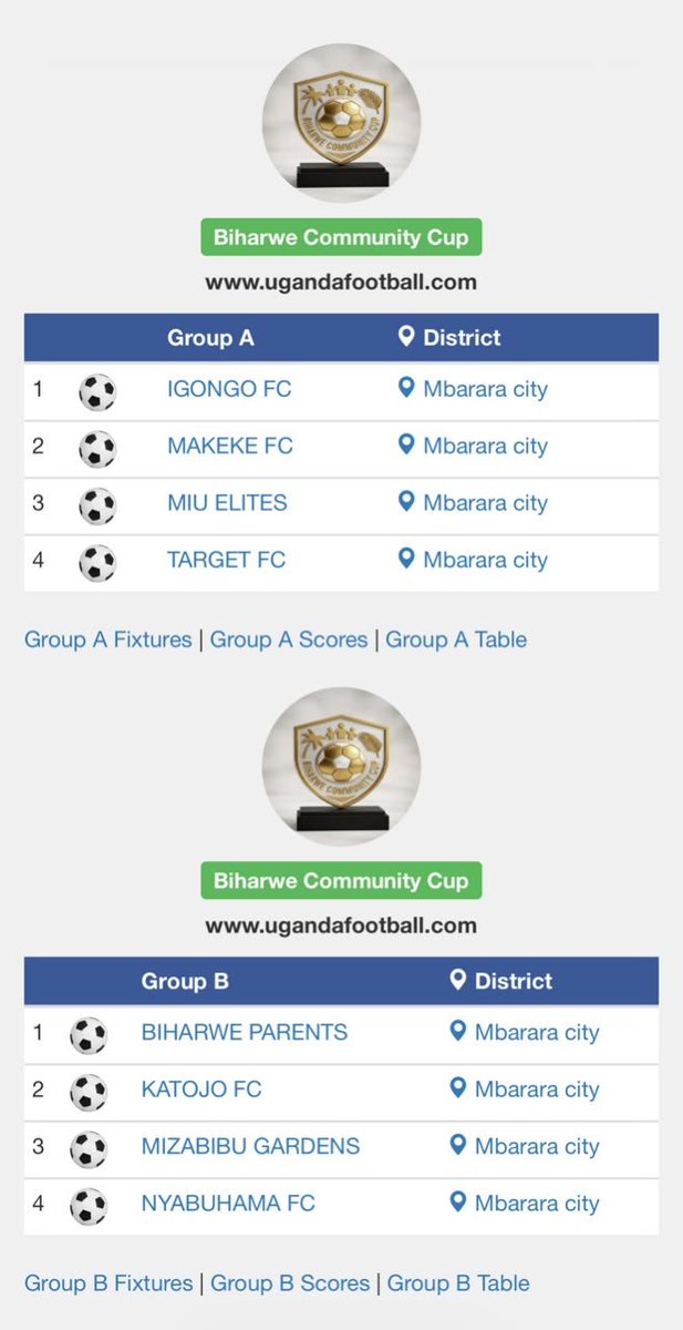 tu42461's tweet photo. It's the biharwe community cup tournament 
Come Friday 14th August 2026, it shall be fire 🔥 at the biharwe play ground 
#biharwecommunitycup 
#unitythroughsports
Who takes it home https://t.co/y4Cg9pDec6