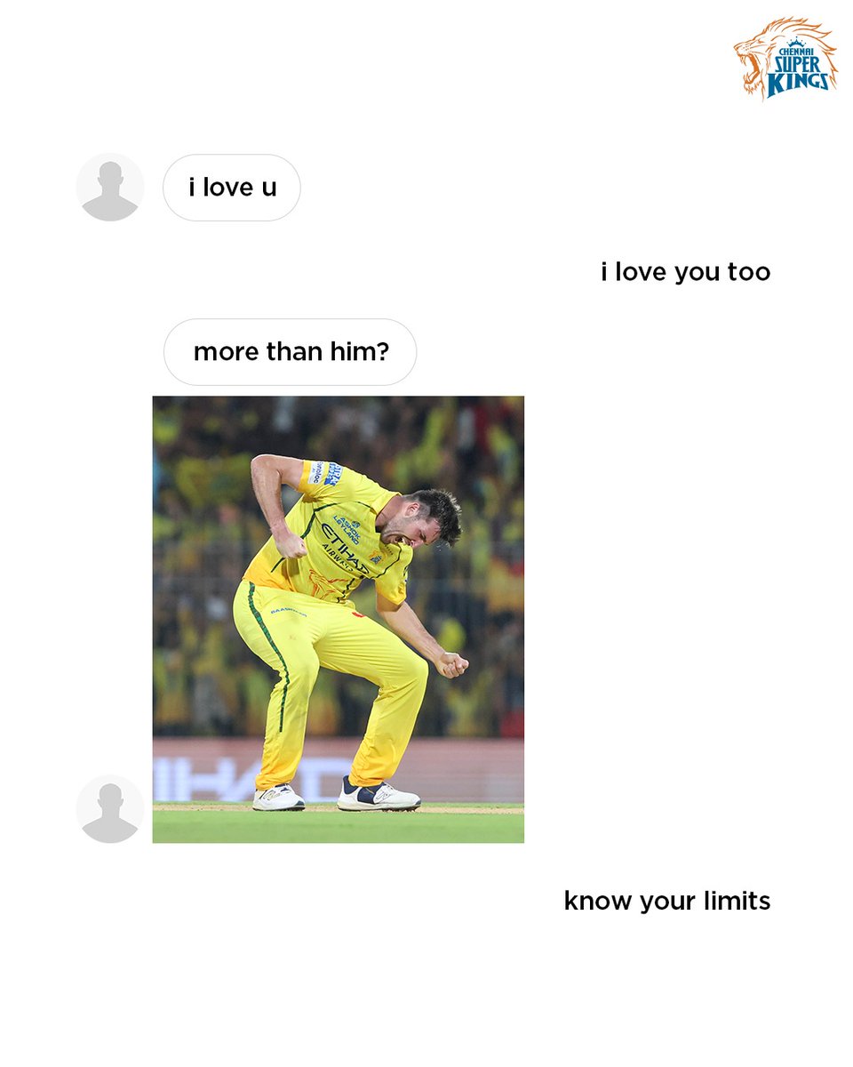 ChennaiIPL's tweet photo. I think you got the point. 😌😂

#WhistlePodu #Yellove https://t.co/P8Vn1eFpq0